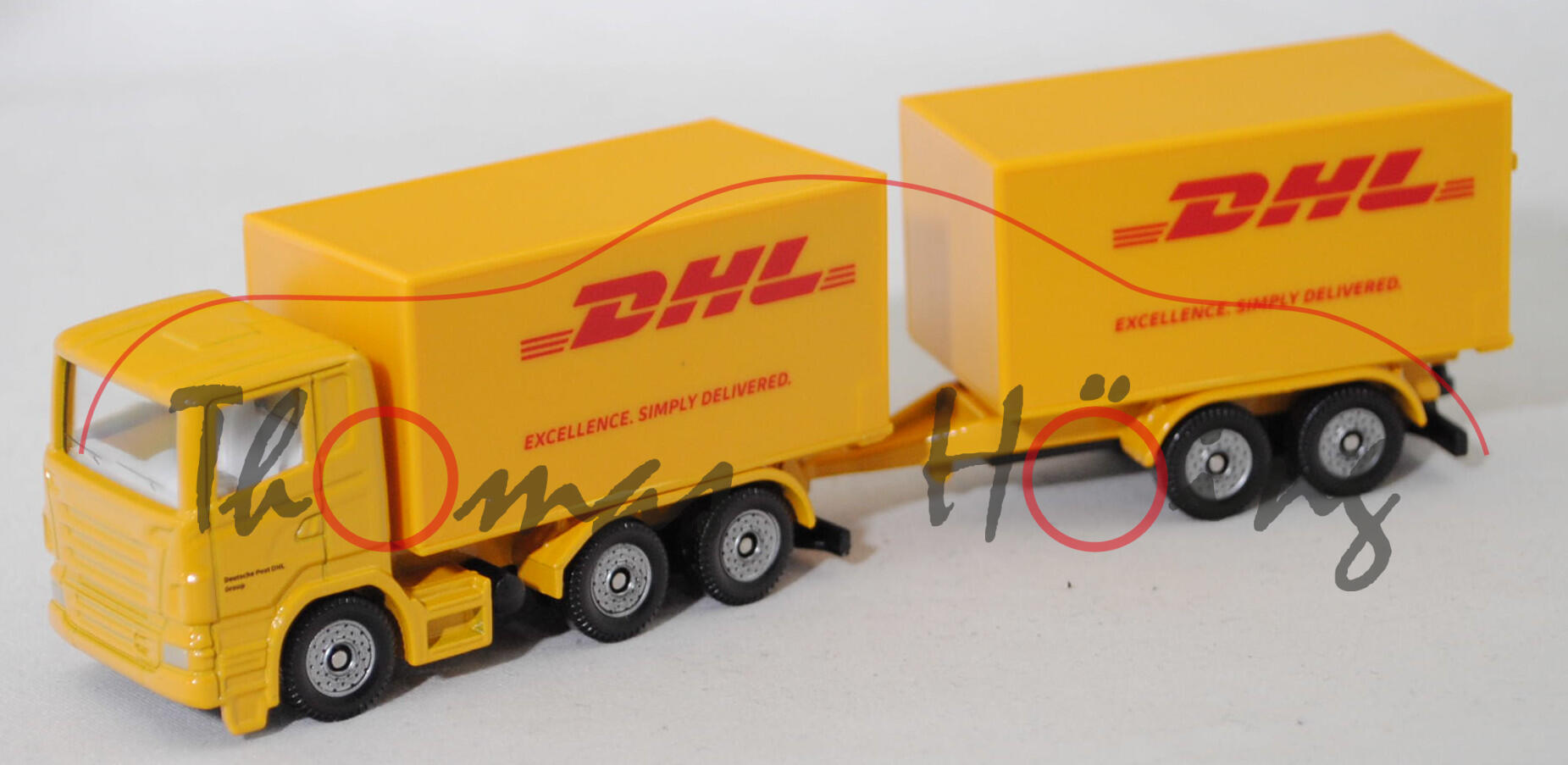 SK1797】Siku Baustoff-LKW mit Anhänger siku 1695, LKW mit